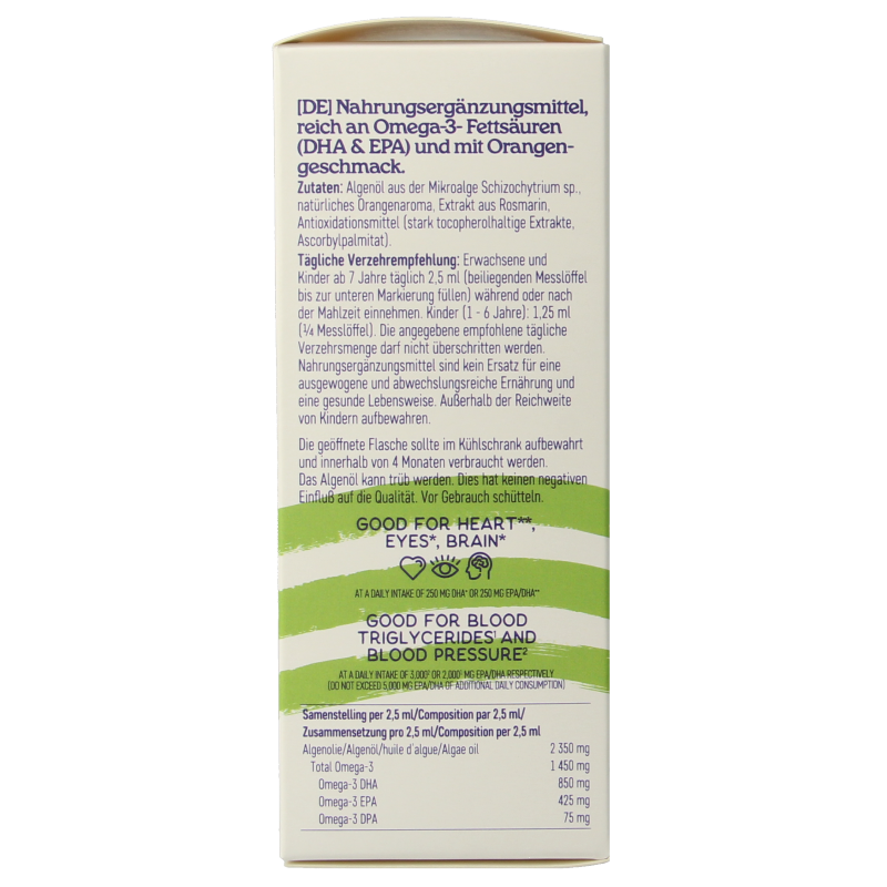 Arctic Blue Algenolie DHA en EPA 150 Milliliter