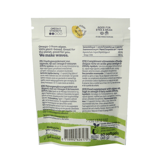 Arctic Blue Algenolie DHA 60 Softgels