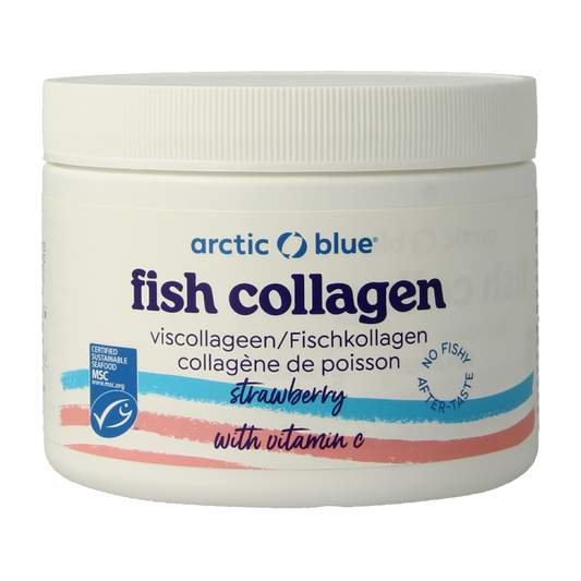 Arctic Blue Viscollageen poeder MSC aardbei 150 Gram