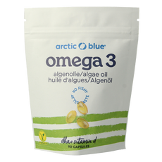 Arctic Blue Algenolie DHA met vitamine D 90 Softgels