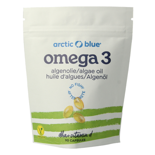 Arctic Blue Algenolie DHA met vitamine D 90 Softgels