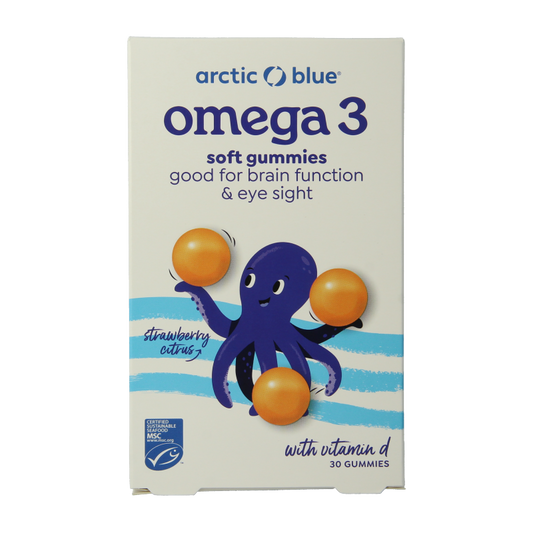 Arctic Blue Omega 3 DHA, EPA en vitamine D 30 Gummies