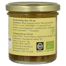 Kleinstesoepfabriek Vloeibare bouillonblokjes kip bio 150.00 Milliliter