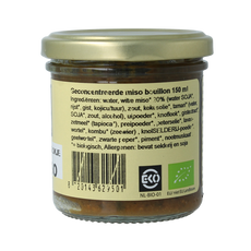 Kleinstesoepfabriek Vloeibaar bouillonblokje witte miso 150.00 Milliliter
