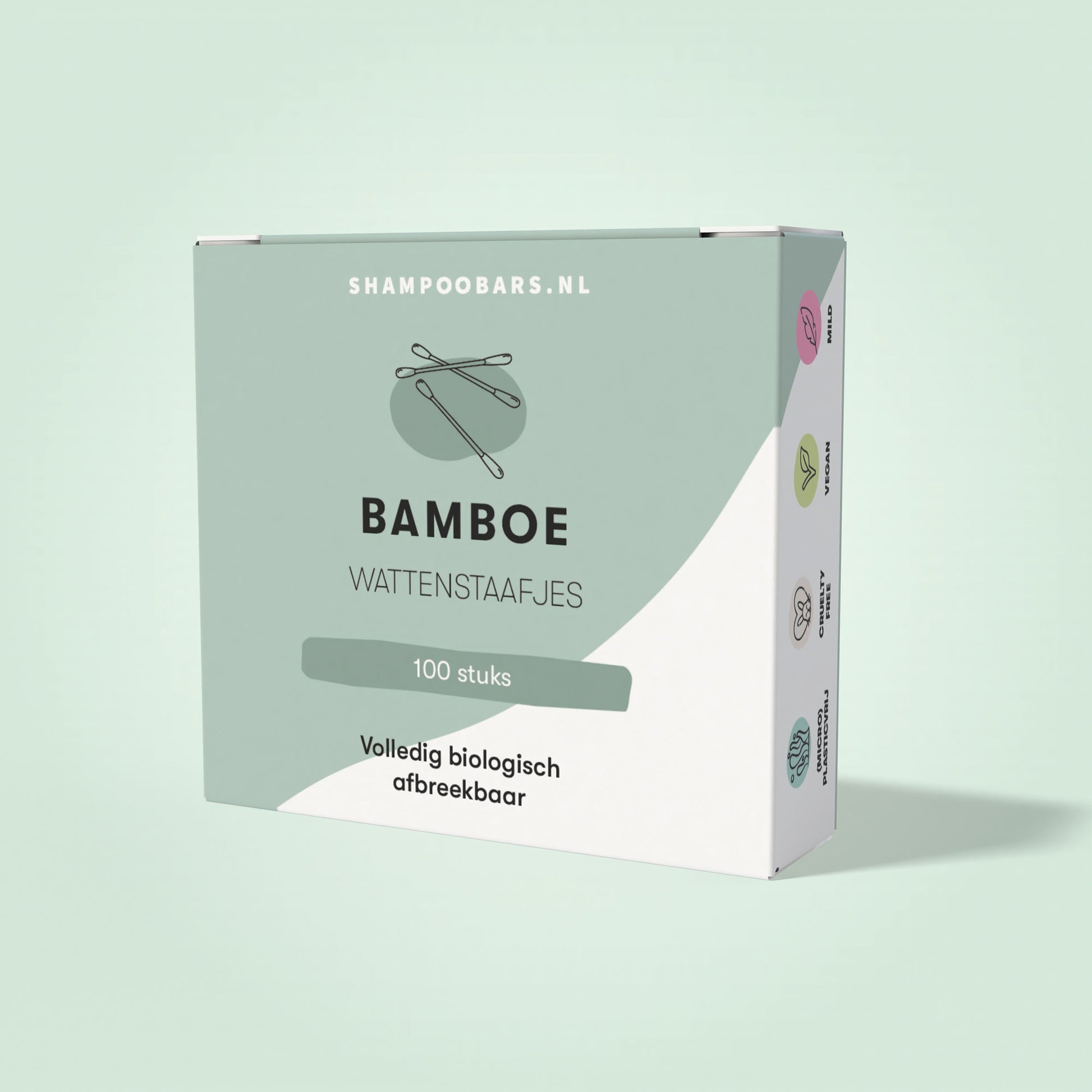 Shampoobars Bamboe wattenstaafjes 100 Stuks