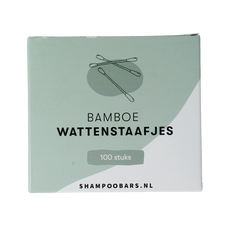 Shampoobars Bamboe wattenstaafjes 100 Stuks