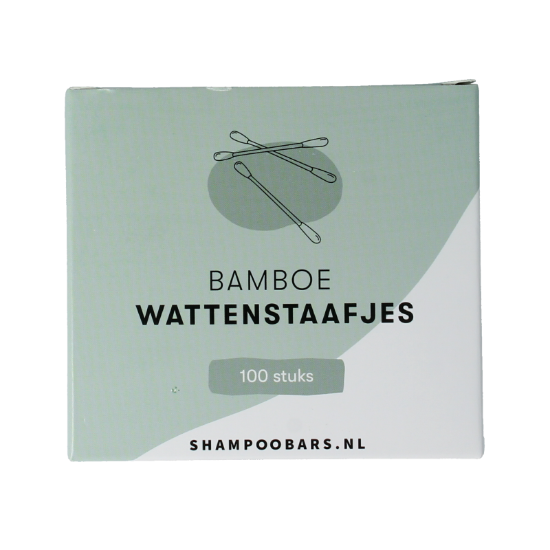 Shampoobars Bamboe wattenstaafjes 100 Stuks