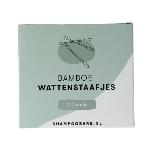 Shampoobars Bamboe wattenstaafjes 100 Stuks