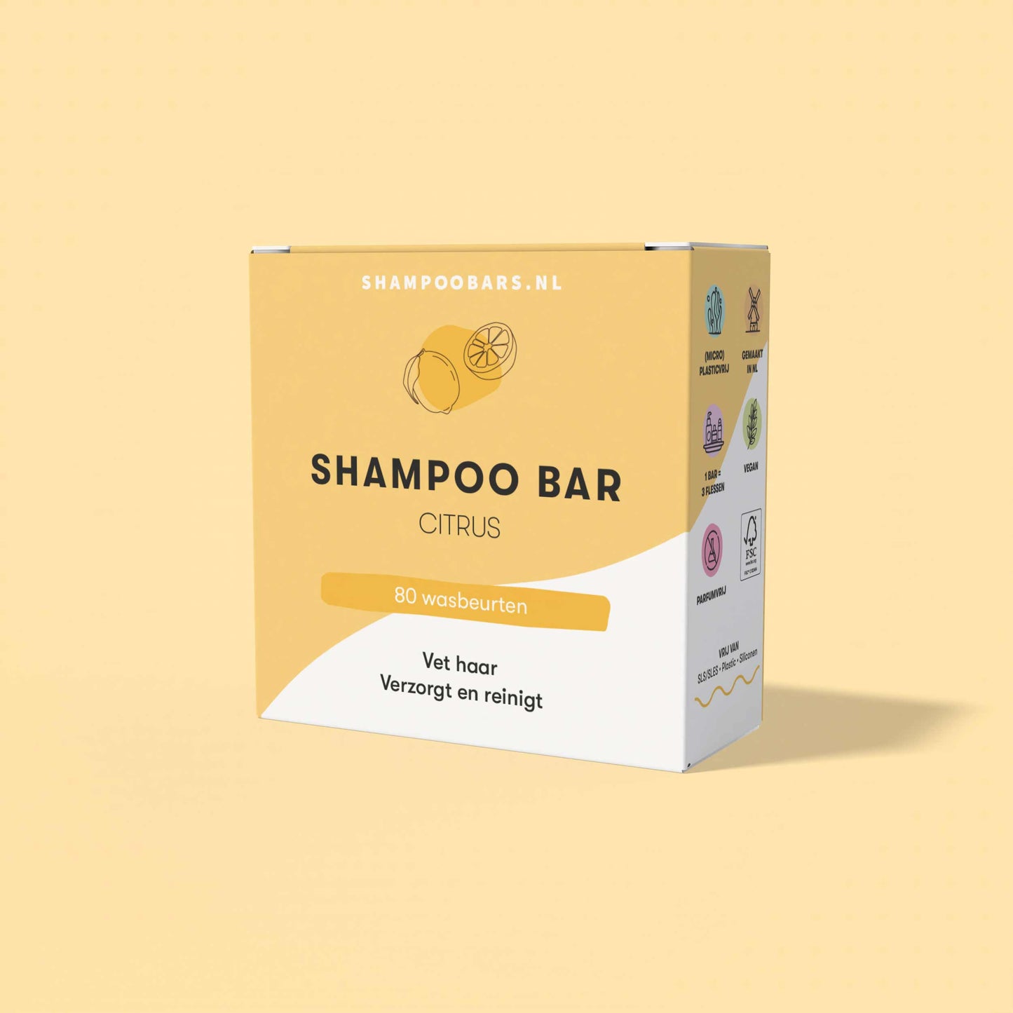 Shampoobars Shampoo bar citrus 60 Gram