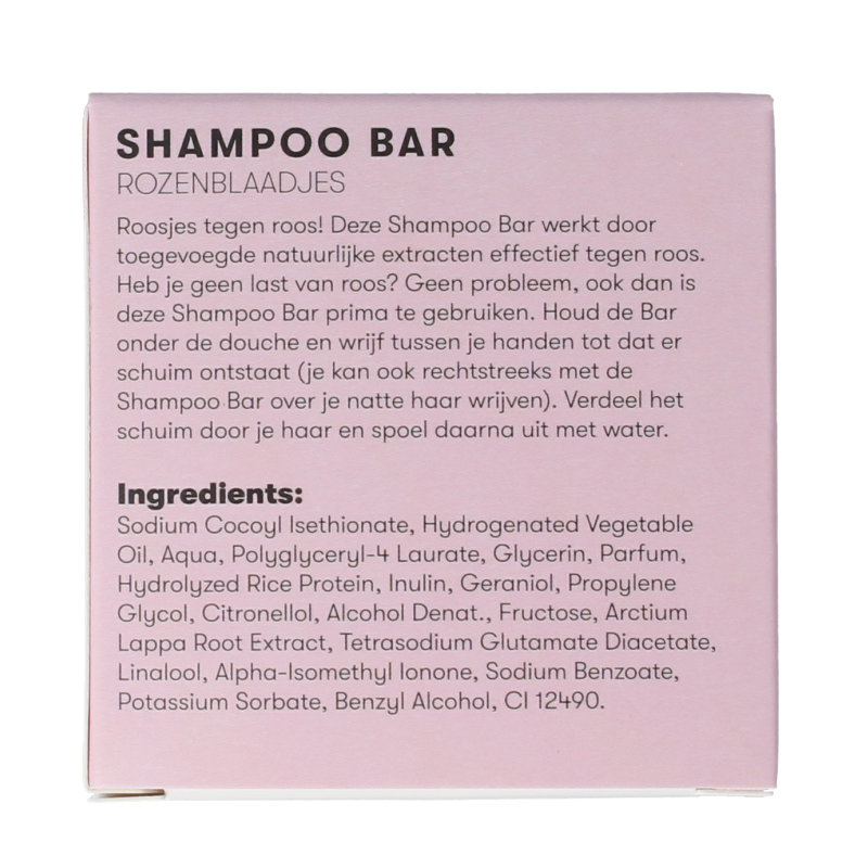 Shampoobars Shampoo bar rozenblaadjes 60 Gram