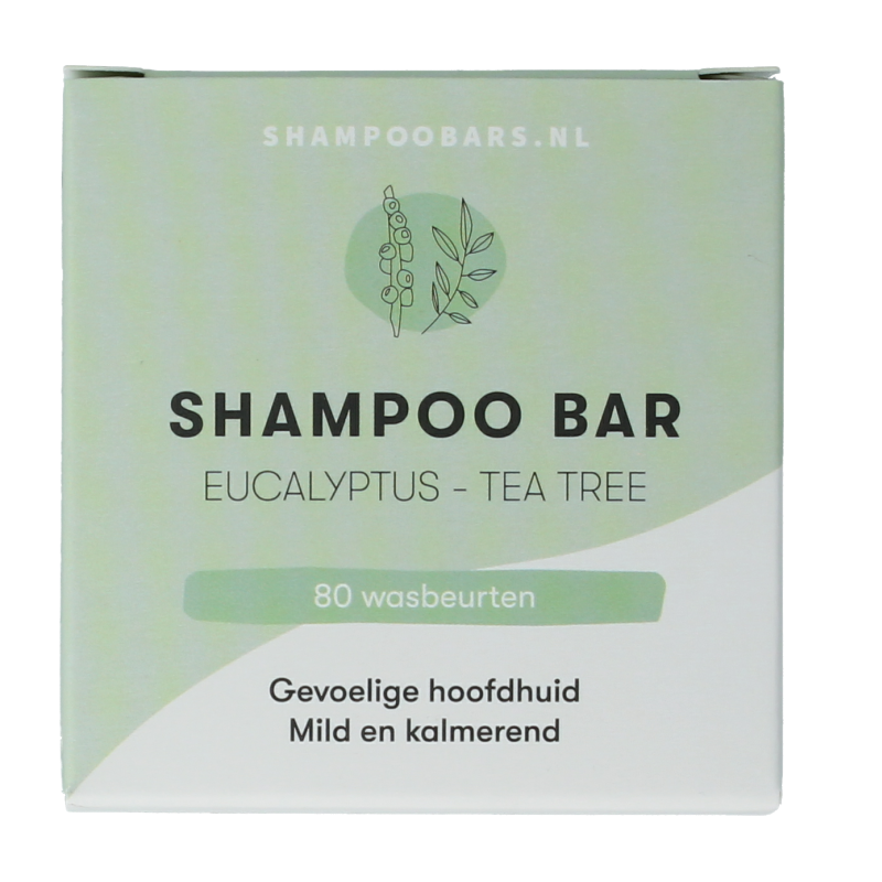 Shampoobars Shampoo bar eucalyptus & tea tree 60 Gram