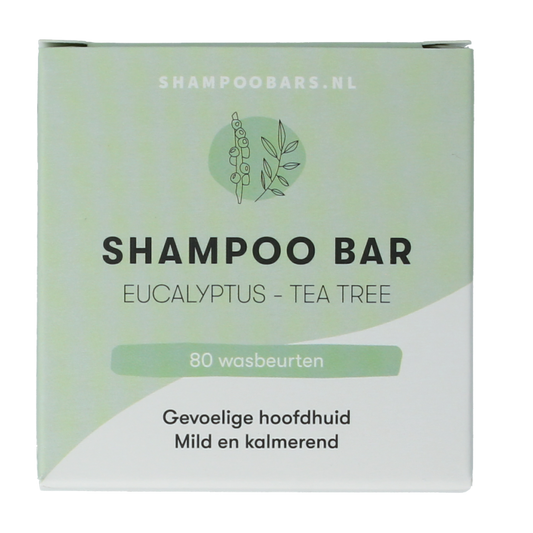 Shampoobars Shampoo bar eucalyptus & tea tree 60 Gram