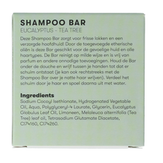 Shampoobars Shampoo bar eucalyptus & tea tree 60 Gram