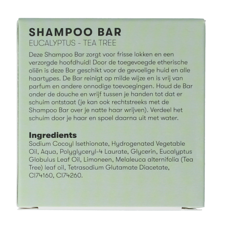 Shampoobars Shampoo bar eucalyptus & tea tree 60 Gram