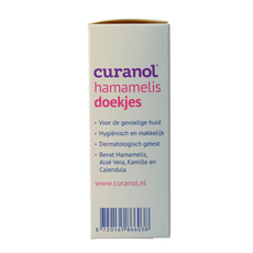 Curanol Hamamelis doekjes 25.00 Stuks