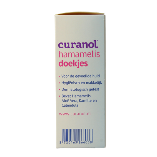 Curanol Hamamelis doekjes 25.00 Stuks