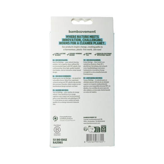 Bamboovement BioEdge Scheermes 5.00 Stuks