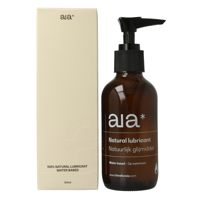 Aia* Glijmiddel natuurlijk op waterbasis 100 Milliliter