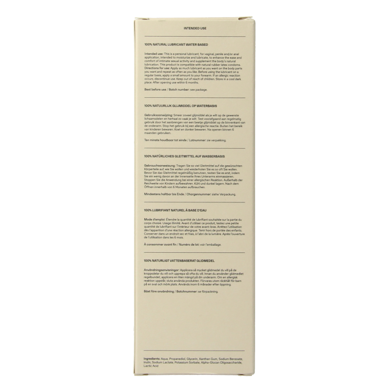 Aia* Glijmiddel natuurlijk op waterbasis 100 Milliliter