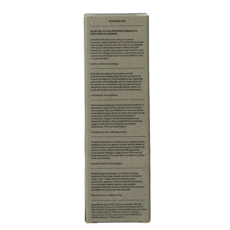 Aia* Delay gel 30 Milliliter