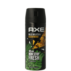 AXE Deodorant bodyspray wild mojito & cedarwood 150 Milliliter