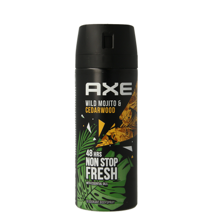 AXE Deodorant bodyspray wild mojito & cedarwood 150.00 Milliliter
