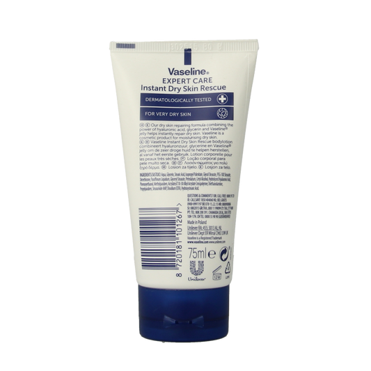 Vaseline Bodylotion instant dry skin rescue 75 Milliliter