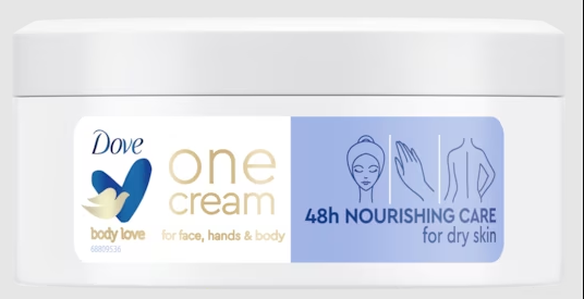 Dove One cream nourishing care pot 250 Milliliter