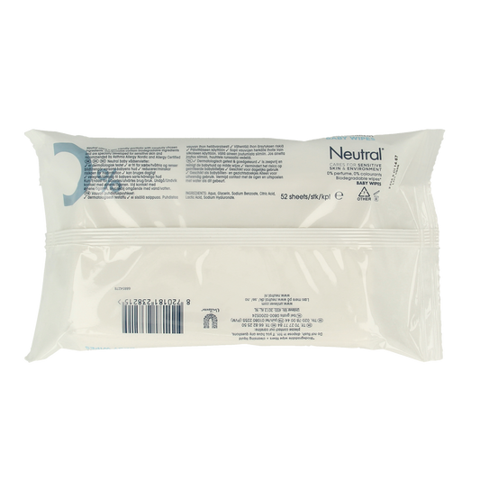 Neutral Babydoekjes 52 wipes 52.00 Stuks