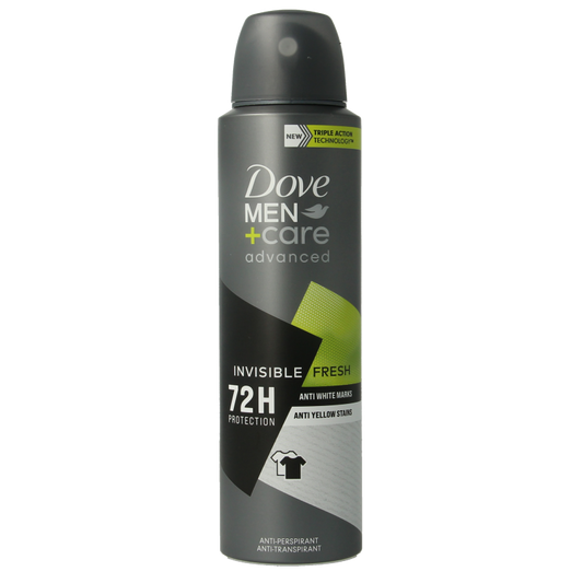 Dove Deodorant spray men+ care invisible fresh 150 Milliliter