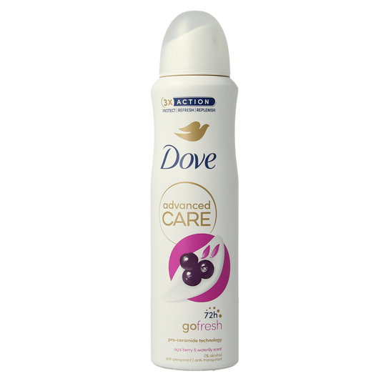 Dove Deodorant spray advanced acai & waterlily 150.00 Milliliter