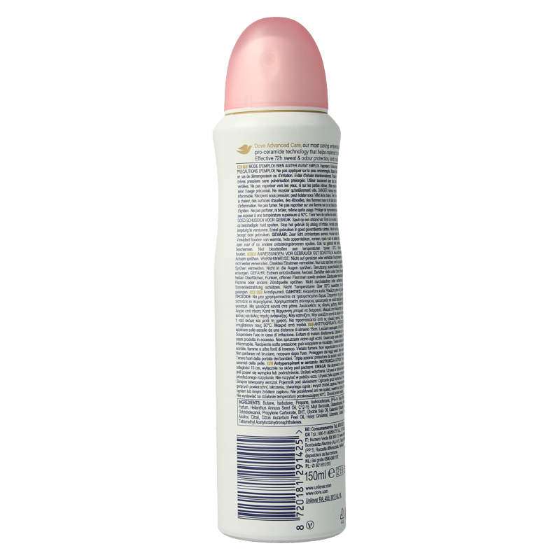 Dove Deodorant spray beauty finish 150 Milliliter