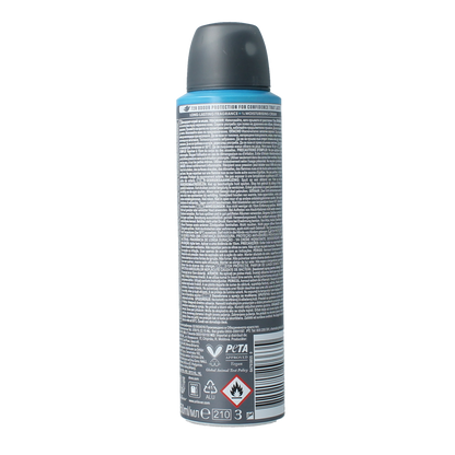 Dove Deodorant spray men+ care clean comfort 0% 150.00 Milliliter