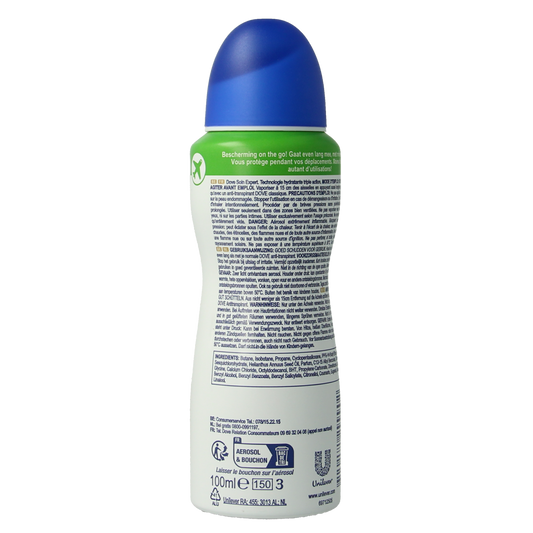 Dove Deodorant spray compressed original 100.00 Milliliter