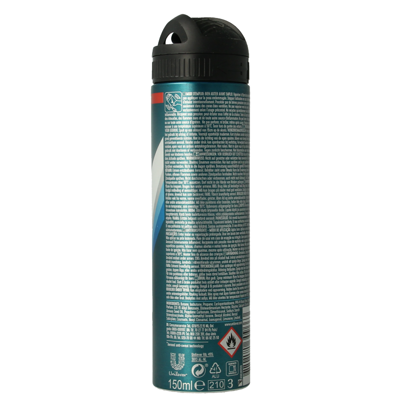 Rexona Men deodorant spray invisible ice 150 Milliliter