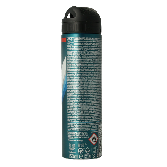 Rexona Men deodorant spray invisible ice 150.00 Milliliter