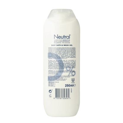 Neutral Baby bath & wash gel 250 Milliliter