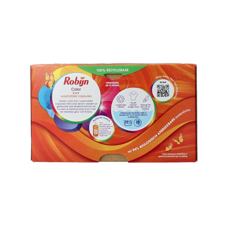 Robijn Wasmiddel color pods 15 Stuks