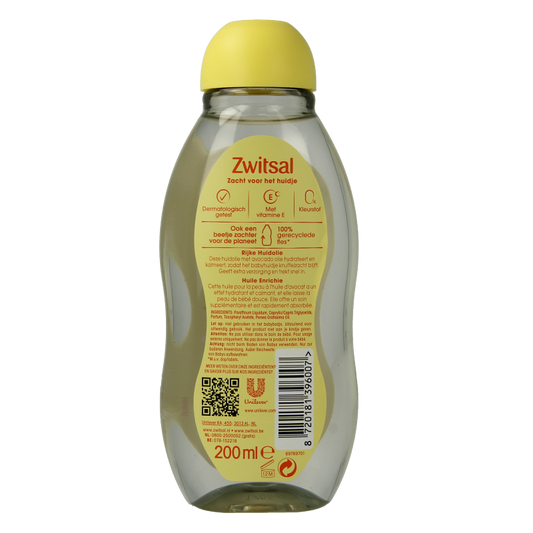 Zwitsal Rijke olie 200 Milliliter