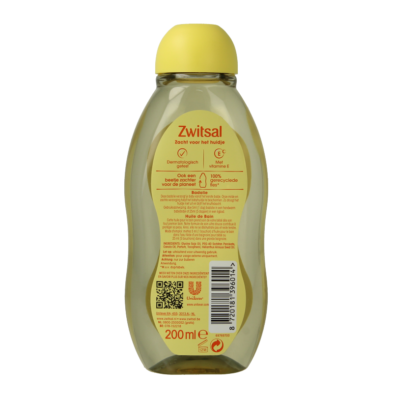 Zwitsal Badolie 200 Milliliter