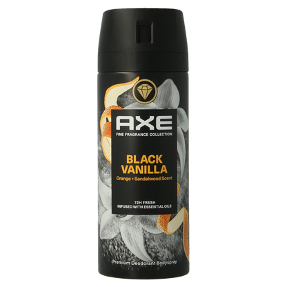 AXE Deodorant bodyspray black vanilla 150.00 Milliliter