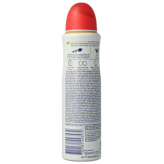 Dove Deodorant spray go fresh peach 150.00 Milliliter