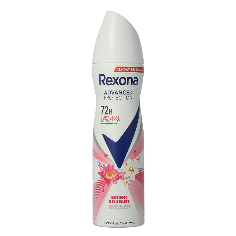 Rexona Deodorant spray 72h bright bouquet 150 Milliliter