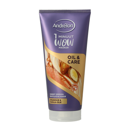 Andrelon Masker 1 minuut wow oil & care 180 Milliliter