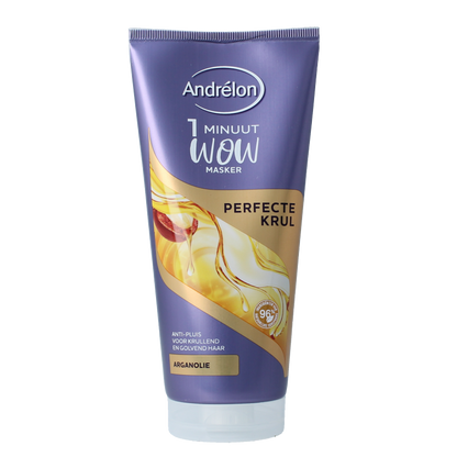 Andrelon Masker 1 minuut wow perfecte krul 180 Milliliter