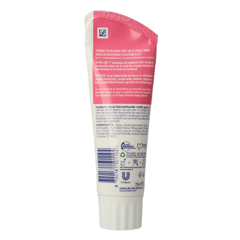 Prodent Tandpasta sensitive teeth + gums 75 Milliliter