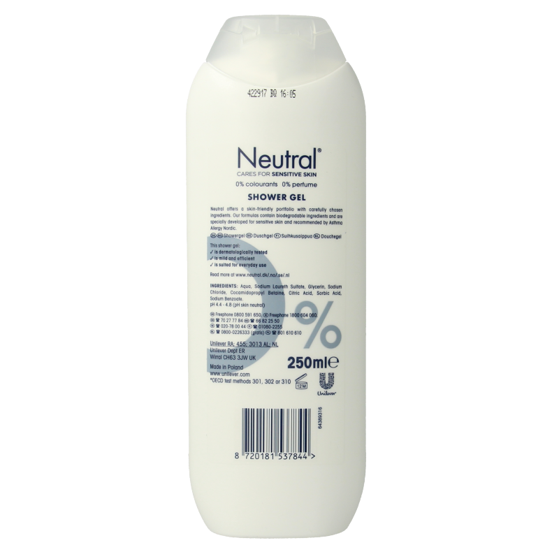 Neutral Douchegel 250 Milliliter