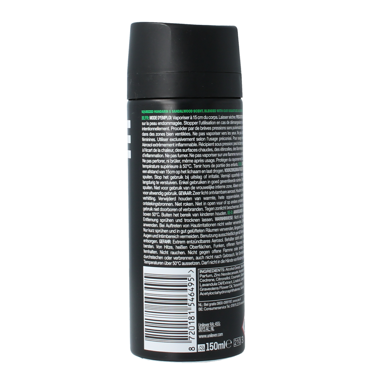 AXE Deodorant bodyspray Africa 150.00 Milliliter