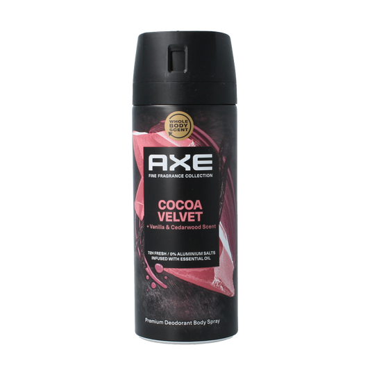 AXE Deodorant bodyspray cocoa velvet 150 Milliliter