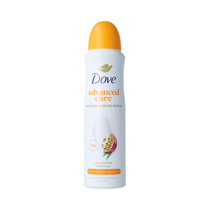 Dove Deodorant spray go fresh passievrucht & citroengr 150.00 Milliliter